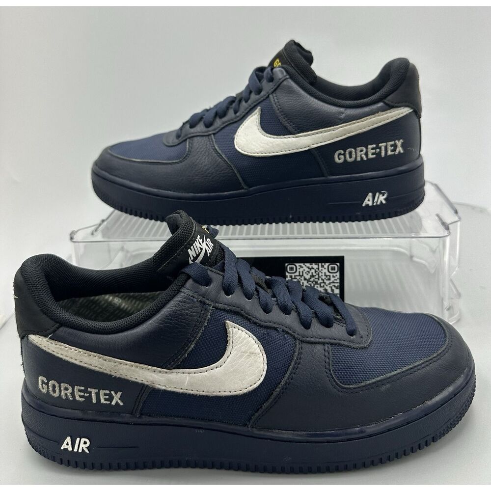Nike Air Force 1 Low Gore-Tex Navy Obsidian CK2630-400 US Mens Size 7.5